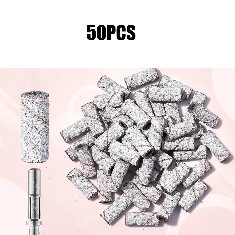 50pcs 3mm Small Nail Polish Brands Nail Drill Bits Manicure Pedicure Drills Polish Removal Pedicure Tools