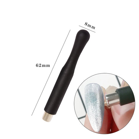 Strong Magnetic Nail Stick 3D Cat Eye Effect Magnet for UV Painting Gel Nail Polish UV Lamp for Gel Varnish Nail Art Tool Small Cylindrical Magnet