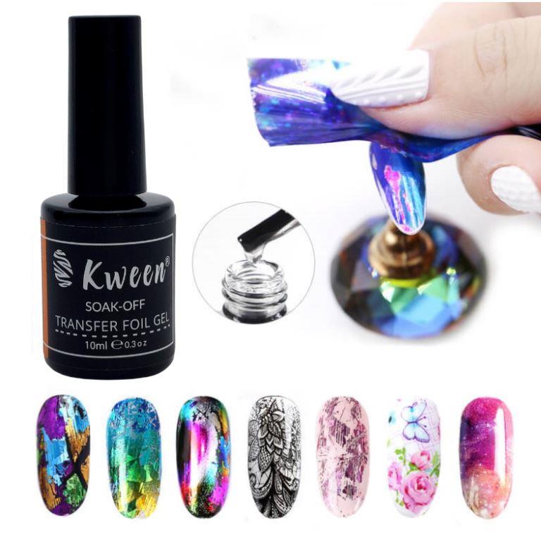 KWEEN Transfer Foil Gel 10ml UV/LED Soak Off For Nail