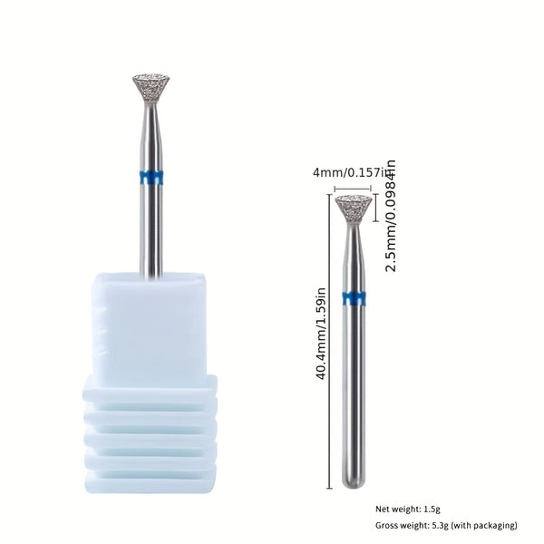 Cuticle Clean Carbide Nail Drill Bit Glue Overflow Removal Diamond Rotary Burrs Electric Nail File