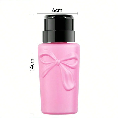 Nail Art Empty Bottle for Nail Polish Remover Empty Pump Dispenser Storage Bottel For Home & Salon Use.