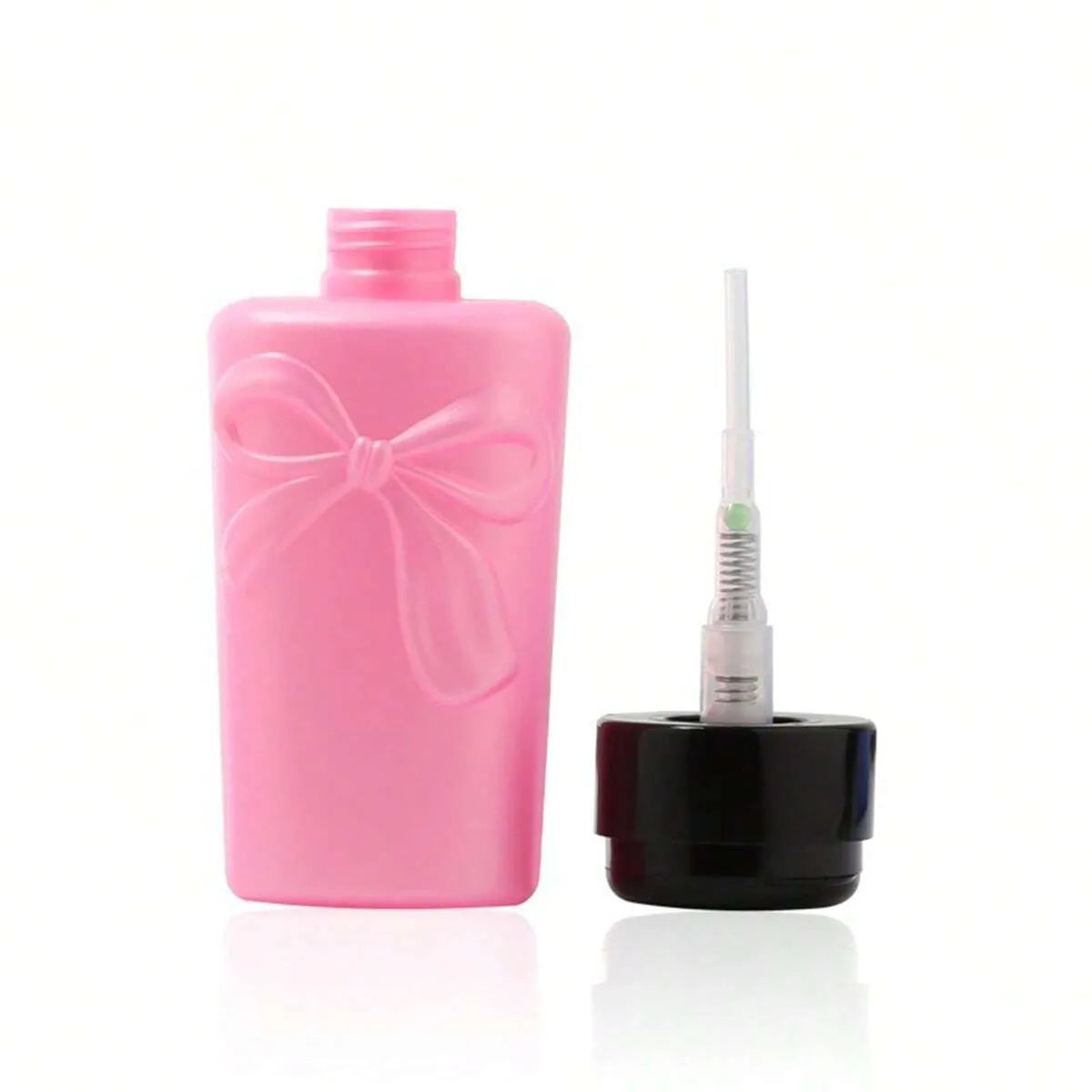 Nail Art Empty Bottle for Nail Polish Remover Empty Pump Dispenser Storage Bottel For Home & Salon Use.