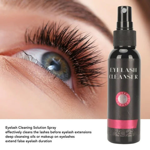 ICONSIGN 60ml Professional Eyelash Cleaner No Stimulate Lash Cleaner Eyelash Makeup Remover Tool
