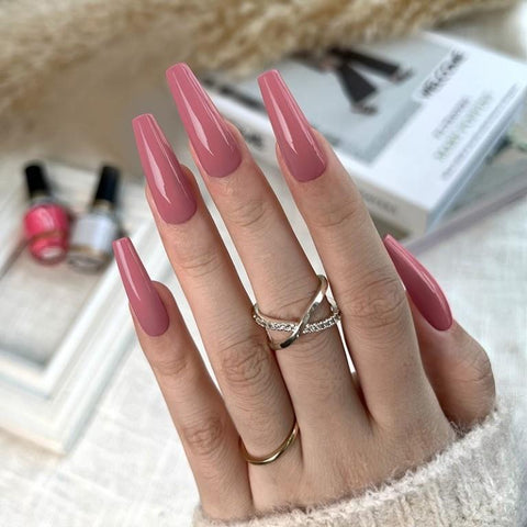 KWEEN 10ml Rose Pink Gel Nail Polish  UV/LED Soak Off Gel Polish for Salon