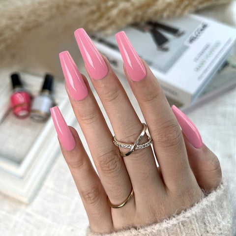 KWEEN 10ml Pink Gel Nail Polish Soak Off UV LED Pink Nail Color For Nail Art