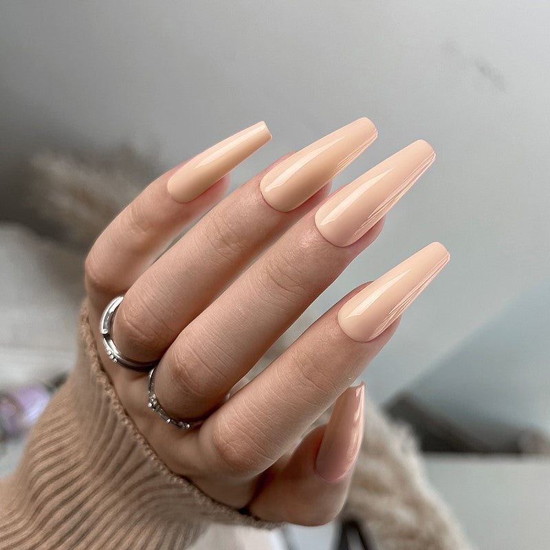 KWEEN 10ml Light Pink Peach Solid Color UV LED Gel Nail Polish For Nail art DIY at Home
