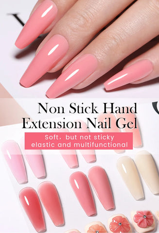 BORN PRETTY 15ml  Non Stick Hand Extension Nail Gel Polish Long Lasting Gel Nail Art Manicure Durable Nail Extensions