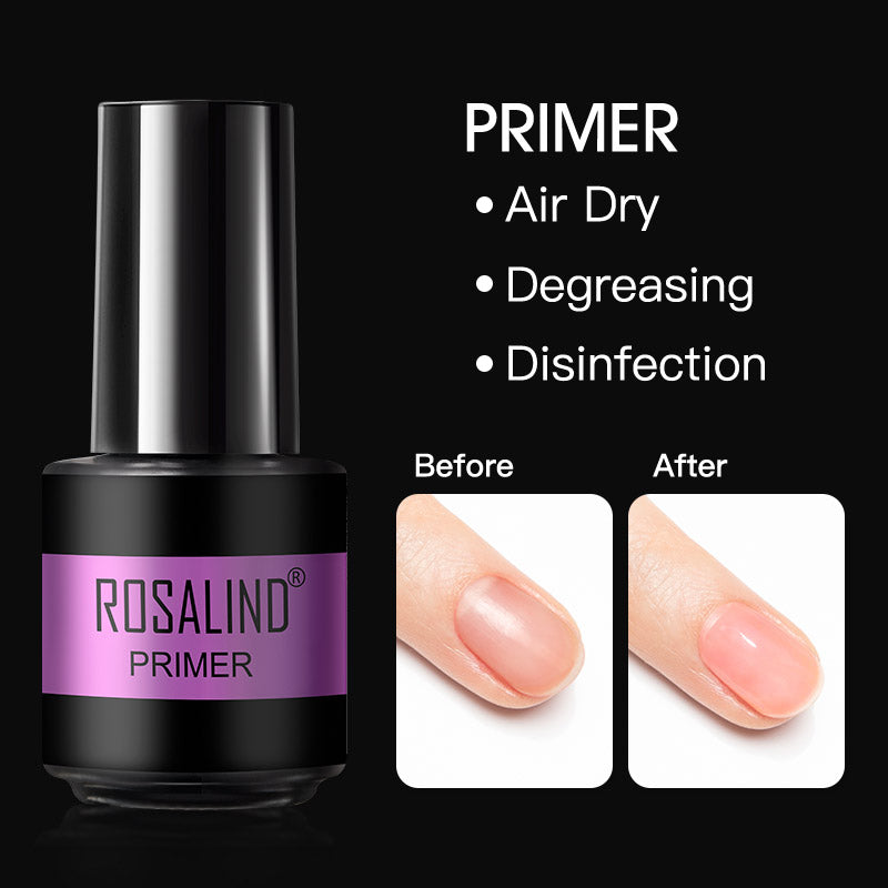 ROSALIND 7m Primer for Gel Polish Hybrid Varnishes Nail Art Healthy Semi Permanent Manicure