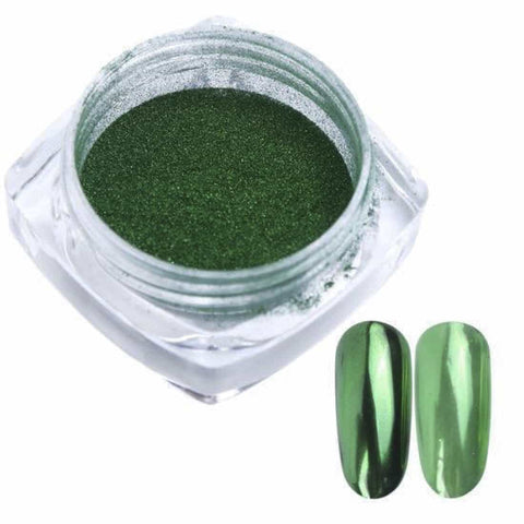 Mirror Nail Art Powder Chrome Powder Shimmer Dust Pigment For Nail Decoration