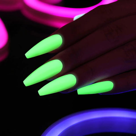 BORN PRETTY 15ml Glow in Dark Luminous Non Stick Hand Extension Nail Gel Luminous Nail Art Manicure Extension Nail Gel Polish UV Gel Extend