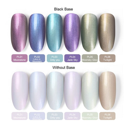 BORN PRETTY 10ML Mermaid Shell Pearl UV Gel Chameleon Shimmer Lacquer Soak Off Nail Art UV Gel Polish Manicure