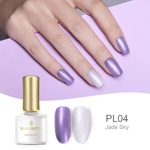 BORN PRETTY 10ML Mermaid Shell Pearl UV Gel Chameleon Shimmer Lacquer Soak Off Nail Art UV Gel Polish Manicure