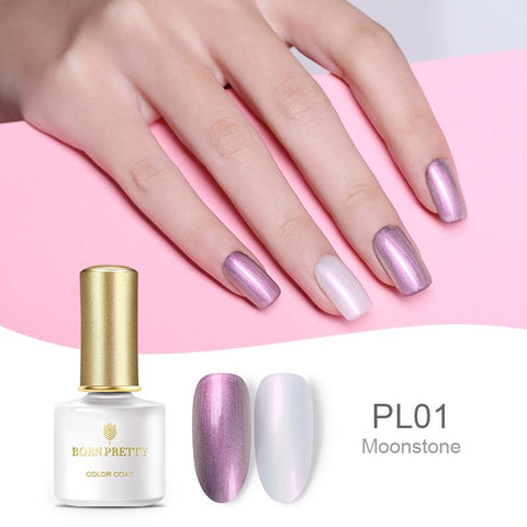 BORN PRETTY 10ML Mermaid Shell Pearl UV Gel Chameleon Shimmer Lacquer Soak Off Nail Art UV Gel Polish Manicure