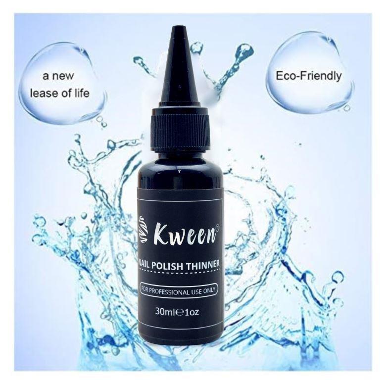 KWEEN Nail Lacquer Polish Restore Thinner 30ml Extended Lacquer Varnish Thinner Liquid for Manicure