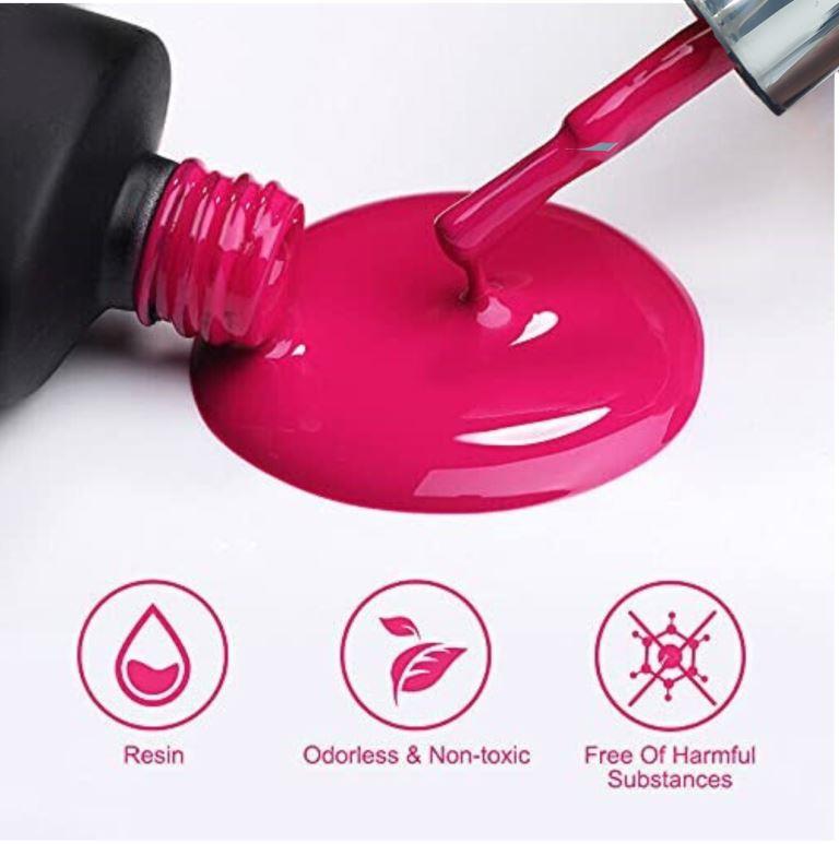 KWEEN 15ml PRO Series Gel Nail Polish Soak Off UV LED Lamp Gel Nail Polish Nail Art Design Manicure Salon DIY at Home Gift Need UV Light to Cure UV Gel