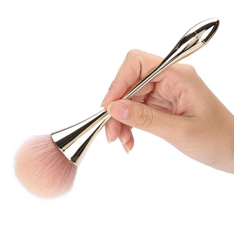 Soft Nail Dust Cleaning Brush, Dust Remover Brushes DIY Nails Tool Cleaner Nail Art Powder Dust Removal Brushes Manicure DIY Tool for Acrylic & UV Nail Gel Powder Rhinestones Makeup Foundation