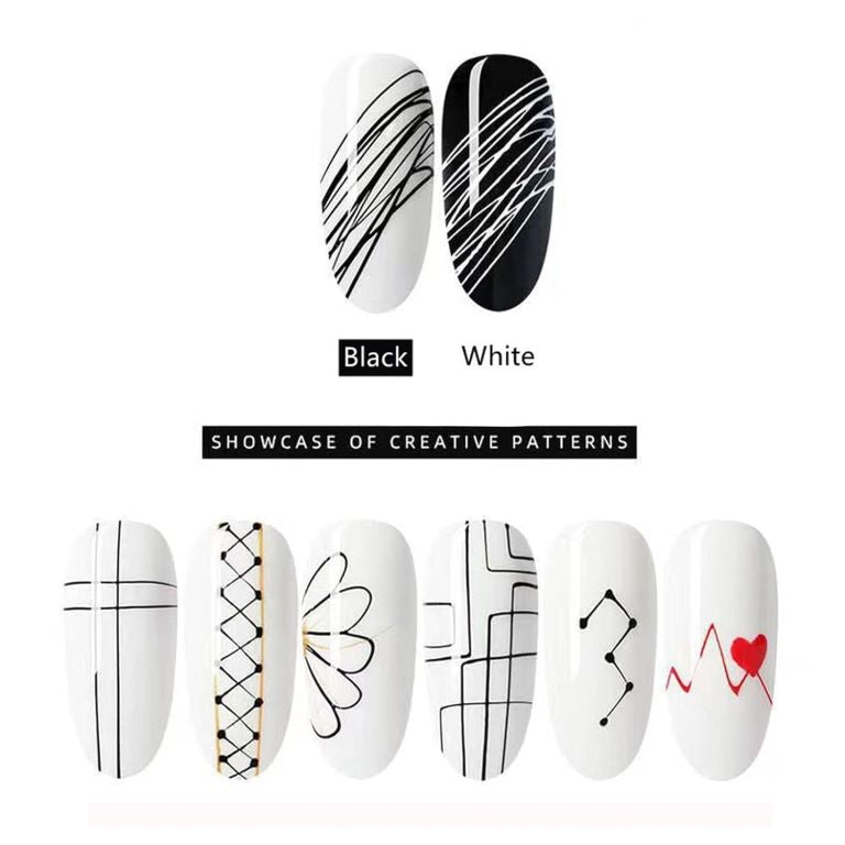kween 5ml Spider Gel Nail Polish Art UV LED Professional Nail Paint UV Color Gel Lacquer Embossing Pull Wire Spider Gel Elastic Drawing Line Nail Polish Gel