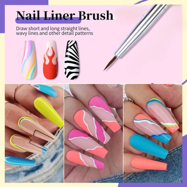 Nail Art Liner Brush  Nail Detailing For Nail Decoration