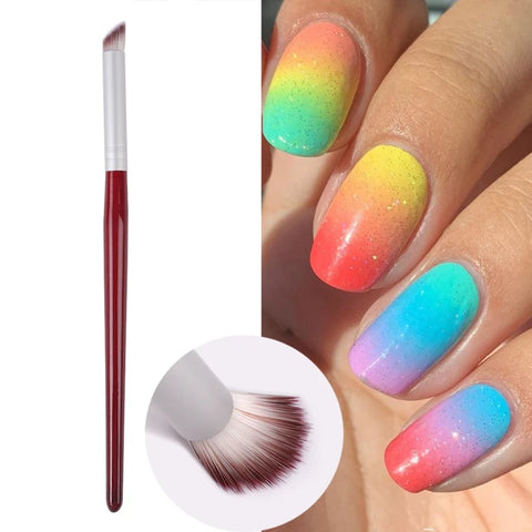 Professional Ombre Brush Pen For Nail Art This Brush Come With Wooden Handle Best Nail Art Brush Drawing Tool.