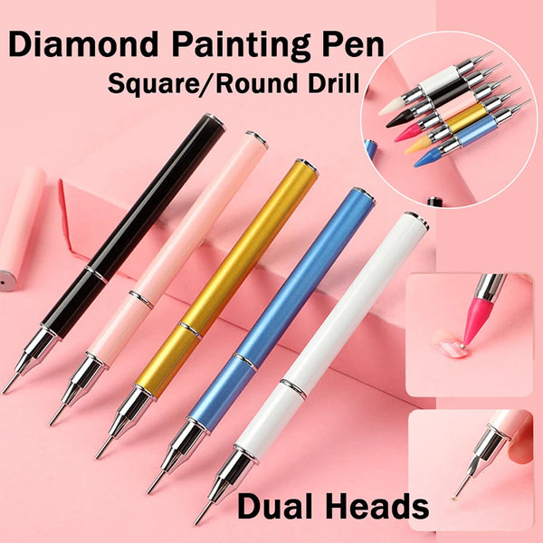Nail Art Rhinestone Picker Wax Picking Pen Tool - New Dual-ended Crystal Pen For Nail art stones