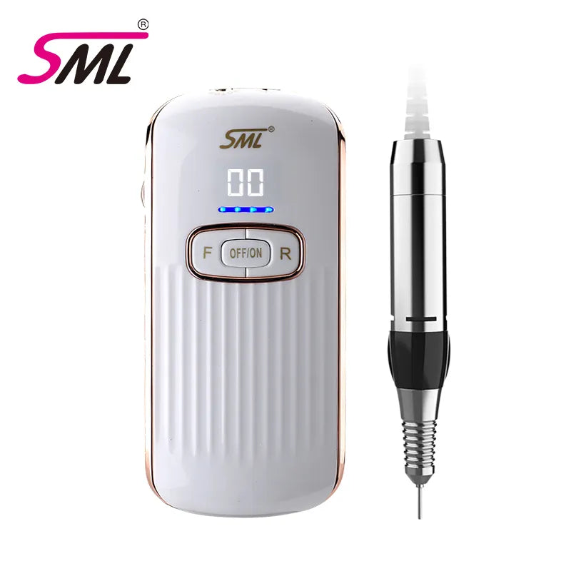 SML M11 Rechargeable Manicure Pedicure Nail Drill High Quality Nail Drill Machine With 6 Replacement Drill Bits