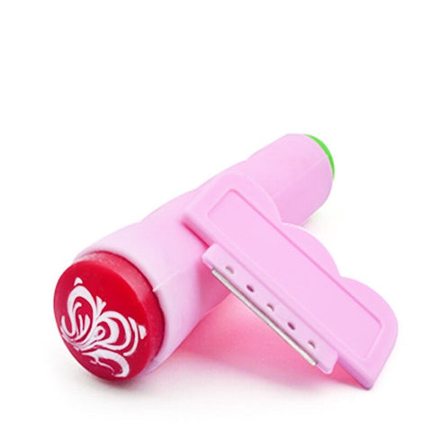 Rubber Stamper Double Head Stamp for Nail Decoration and DIY Stamping Nail Art Manicure tools