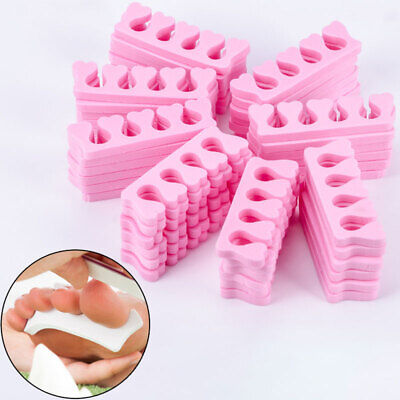 Finger Toe Separator Nail Art Soft and Comfortable Sponge Toe Separators for Perfect Pedicures